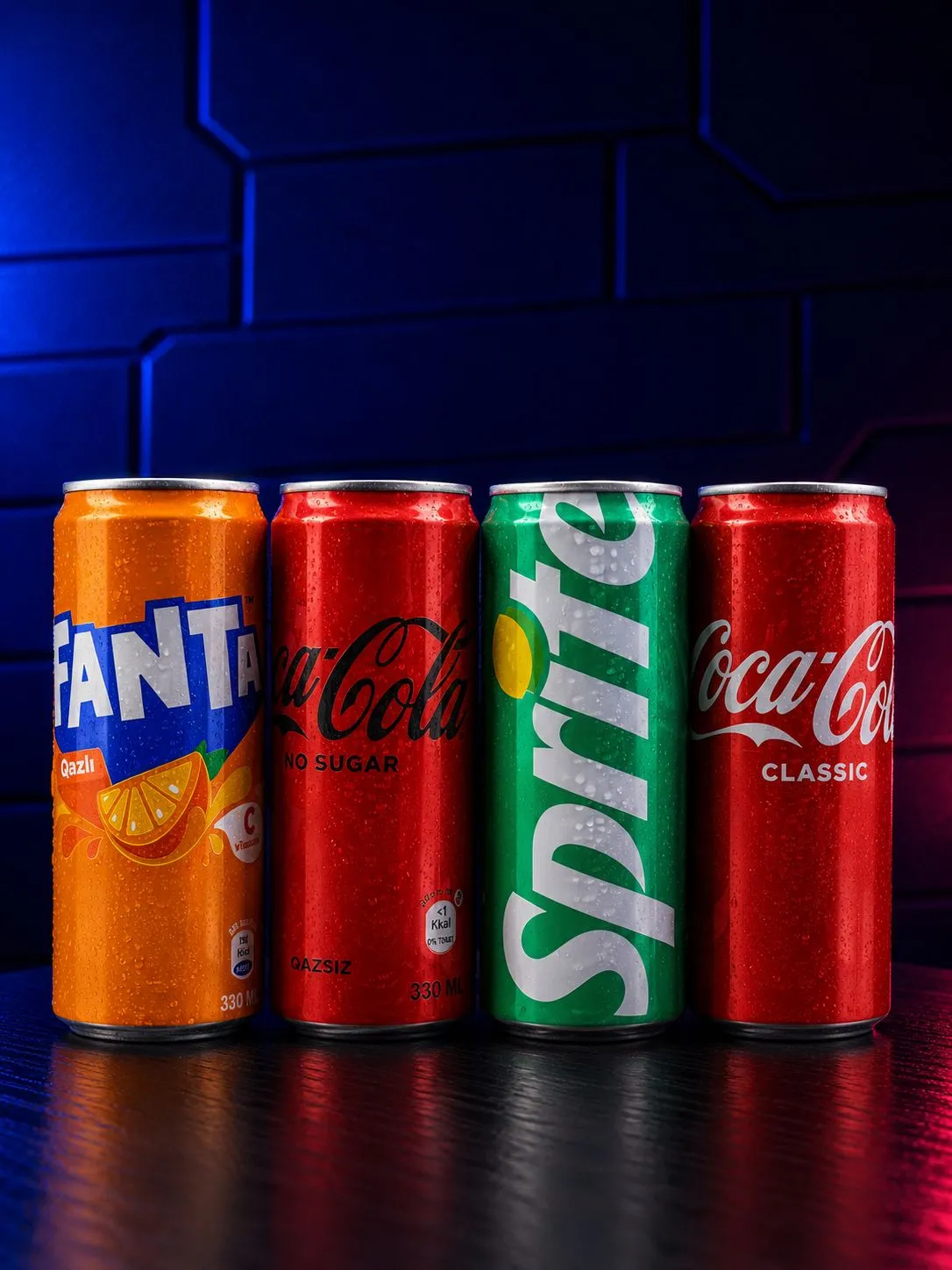 Coca-Cola Classic / Coca-Cola Zero / Fanta / Sprite 330ml